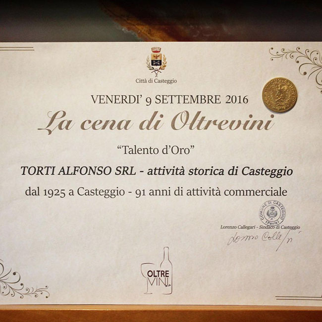 Onorificienza - Attività storica di Casteggio