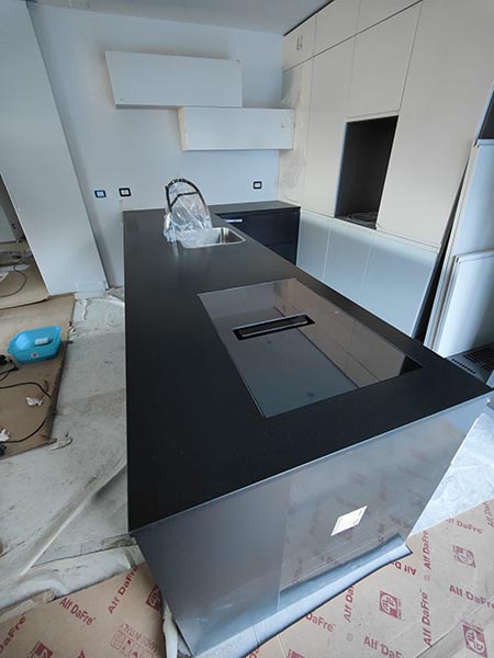 Piano di lavoro per cucina in marmo