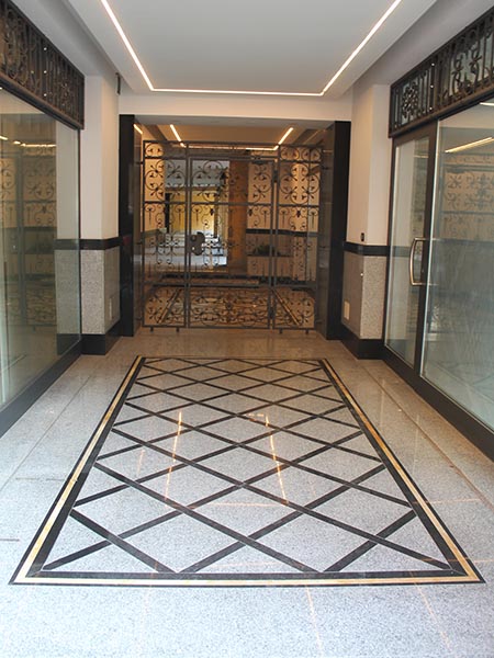 Pavimentazione ingresso condominio